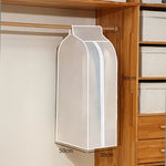 Garment Storage Bag Transparent Front Dust Protection