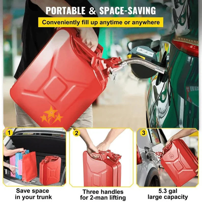 Gas Can Spout Stainless Steel Flexible Mesh Filter