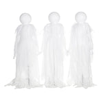 Ghost Yard Stakes Glowing Flickering Set of 3