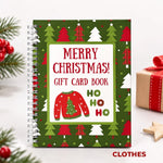 Gift Card Book 12 Pages Personal Message Holder