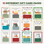 Gift Card Book 12 Pages Personal Message Holder