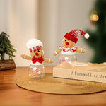Gingerbread Figurine Eco-Friendly Compact Tabletop Decor