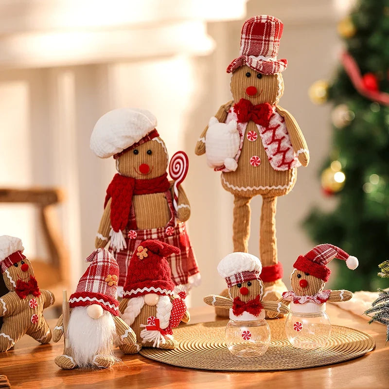 Gingerbread Figurine Eco-Friendly Compact Tabletop Decor