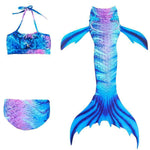 Girls’ Mermaid Swim Set 3-Piece Soft Breathable Fabric