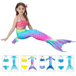 Girls’ Mermaid Swim Set 3-Piece Soft Breathable Fabric