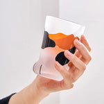 Glass Cup Kitten Paw Design 10.1 Fl Oz