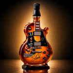 Glass Decanter Guitar-Shaped Decorative Display