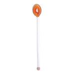 Glass Dessert Spoons Wavy Colorful Dishwasher-Safe