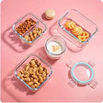 Glass Food Storage Containers Airtight Dishwasher-Safe Do not put yet maybe pattern has "&" natural. Title is fine. Need only output.