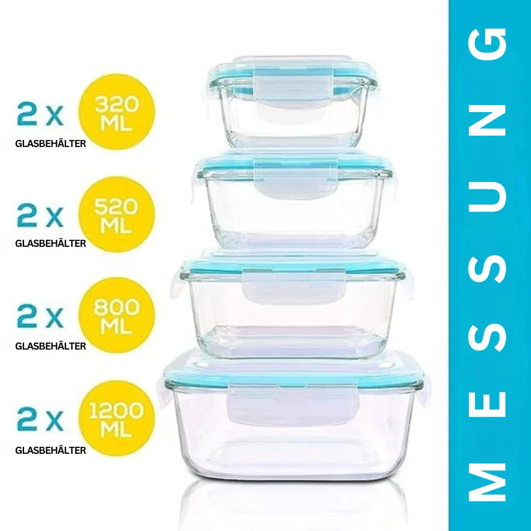 Glass Food Storage Containers Airtight Dishwasher-Safe Do not put yet maybe pattern has "&" natural. Title is fine. Need only output.