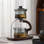 Glass Tea Set One-Key Magnetic Pouring Ultra-Fine Filter