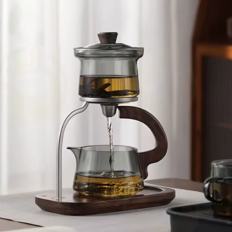 Glass Tea Set One-Key Magnetic Pouring Ultra-Fine Filter