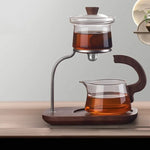 Glass Tea Set One-Key Magnetic Pouring Ultra-Fine Filter