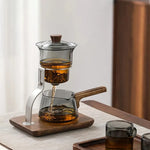 Glass Tea Set One-Key Magnetic Pouring Ultra-Fine Filter