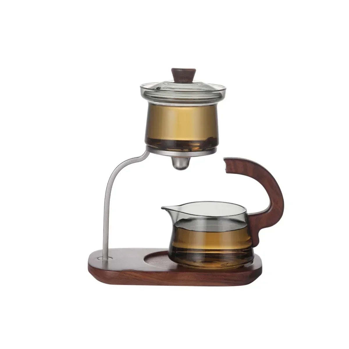 Glass Tea Set One-Key Magnetic Pouring Ultra-Fine Filter