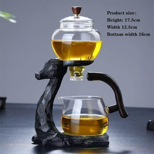 Glass Teapot High-Borosilicate Heat-Resistant Clear View