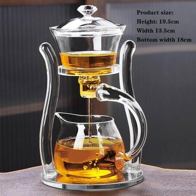 Glass Teapot High-Borosilicate Heat-Resistant Clear View