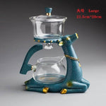 Glass Teapot High-Borosilicate Heat-Resistant Clear View