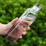 Glass Water Bottle Time-Scale Heat-Resistant Leak-Proof Lid