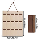 Glasses Organizer Wall-Mounted Foldable 8-Pair Storage