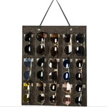 Glasses Organizer Wall-Mounted Foldable 8-Pair Storage