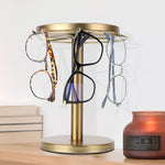 Glasses Stand 360° Rotating Metal Jewelry Organizer