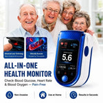Glucose Monitor Non-Invasive Digital Display With History