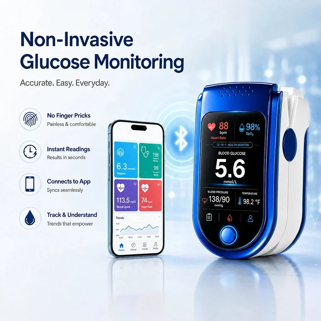 Glucose Monitor Non-Invasive Laser Scan