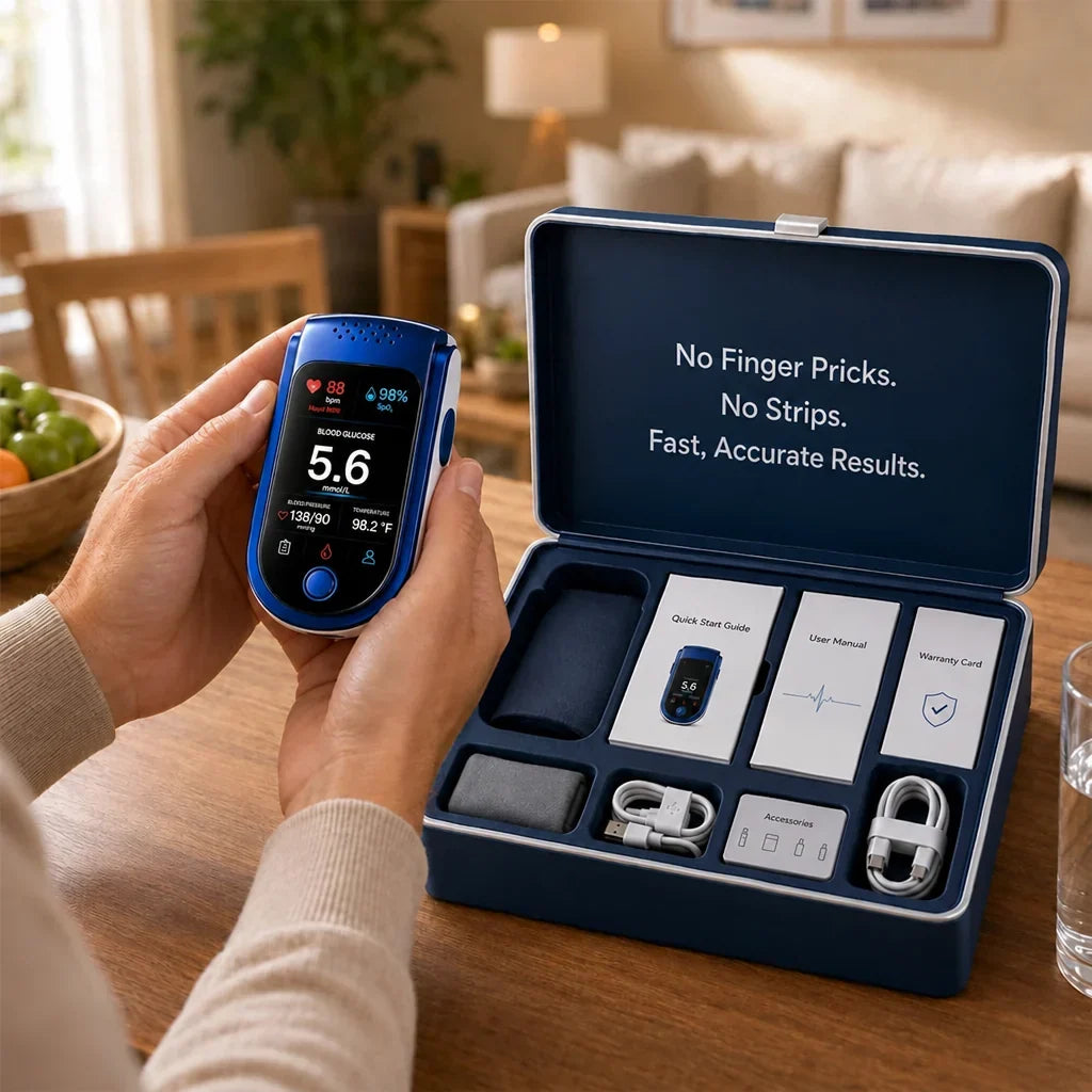 Glucose Monitor Non-Invasive Laser Scan