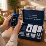 Glucose Monitor Non-Invasive Laser Technology Clear Display