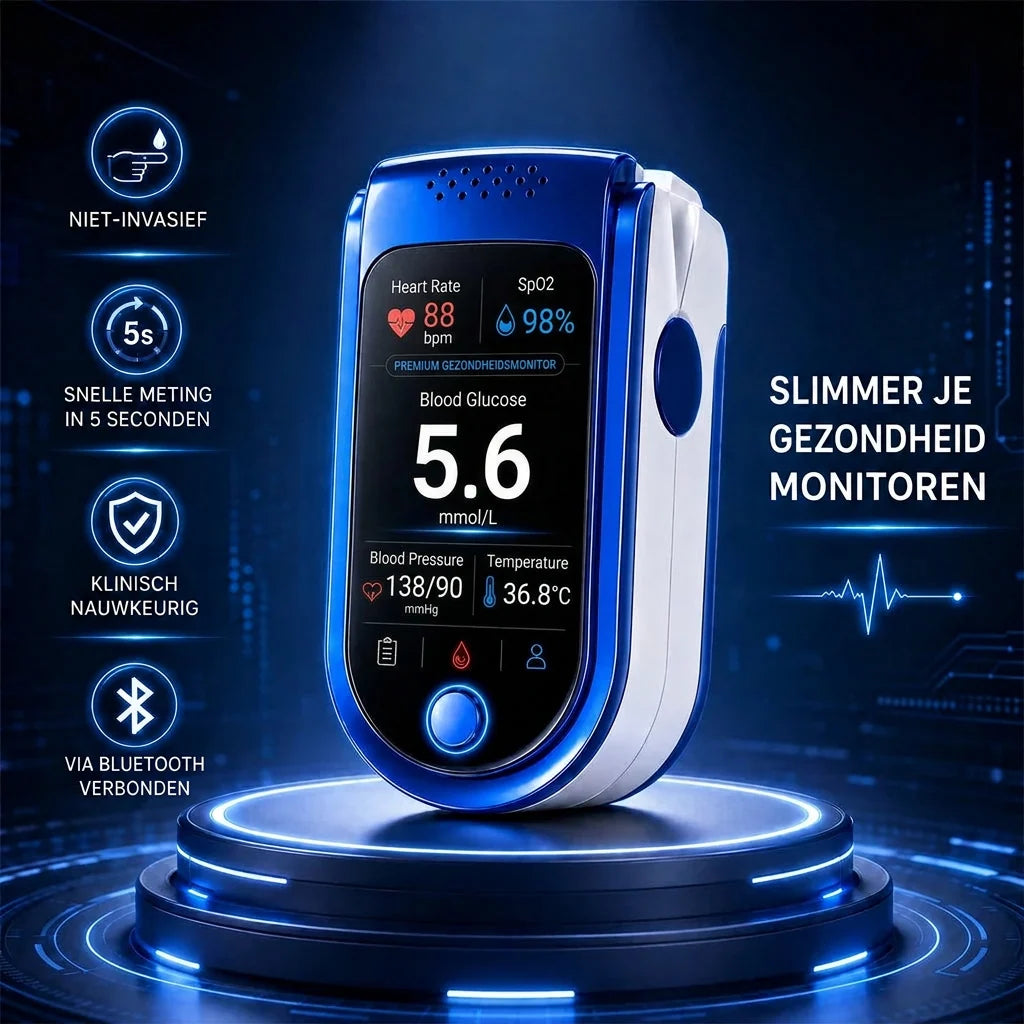 Glucose Monitor Non-Invasive Needle-Free Daily Monitoring
