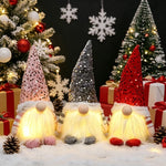 Gnome Figurine Handcrafted Glitter Hat & Fluffy Beard