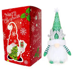 Gnome Figurine Snowflake Hat & Sparkling Antlers