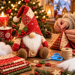 Gnome Sewing Kit Patchwork Hand-Sewing DIY
