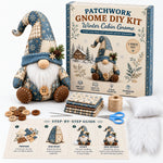 Gnome Sewing Kit Patchwork Hand-Sewing DIY