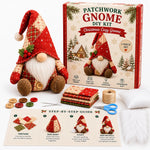 Gnome Sewing Kit Patchwork Hand-Sewing DIY