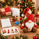 Gnome Sewing Kit Patchwork Hand-Sewing DIY