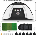 Golf Practice Net Portable Shock-Absorbing Target