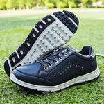 Golf Shoes Waterproof Leather Cushioned EVA Insole Integrated Traction