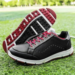 Golf Shoes Waterproof Leather Cushioned EVA Insole Integrated Traction