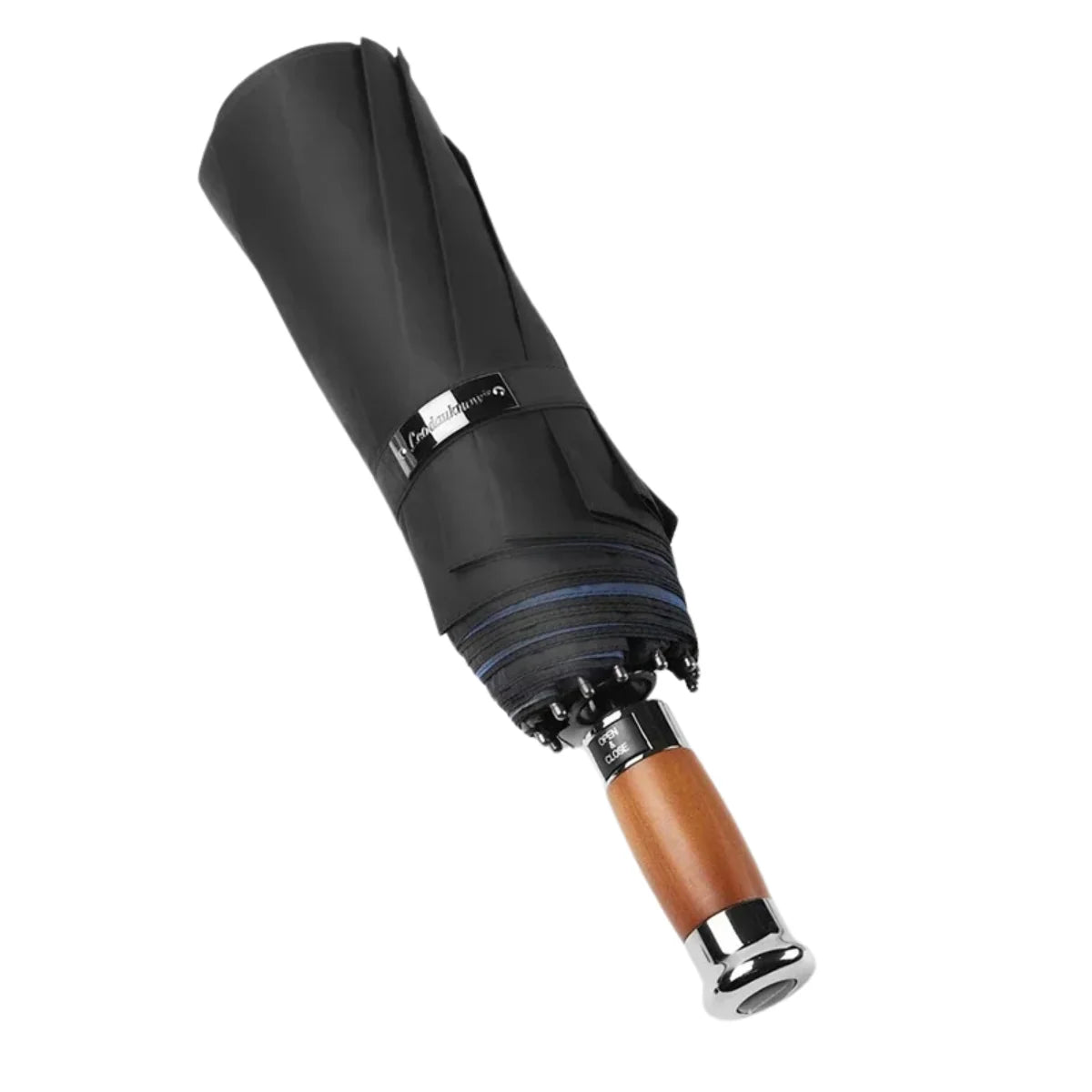 Golf Umbrella Automatic Windproof Double-Layer Wood Handle