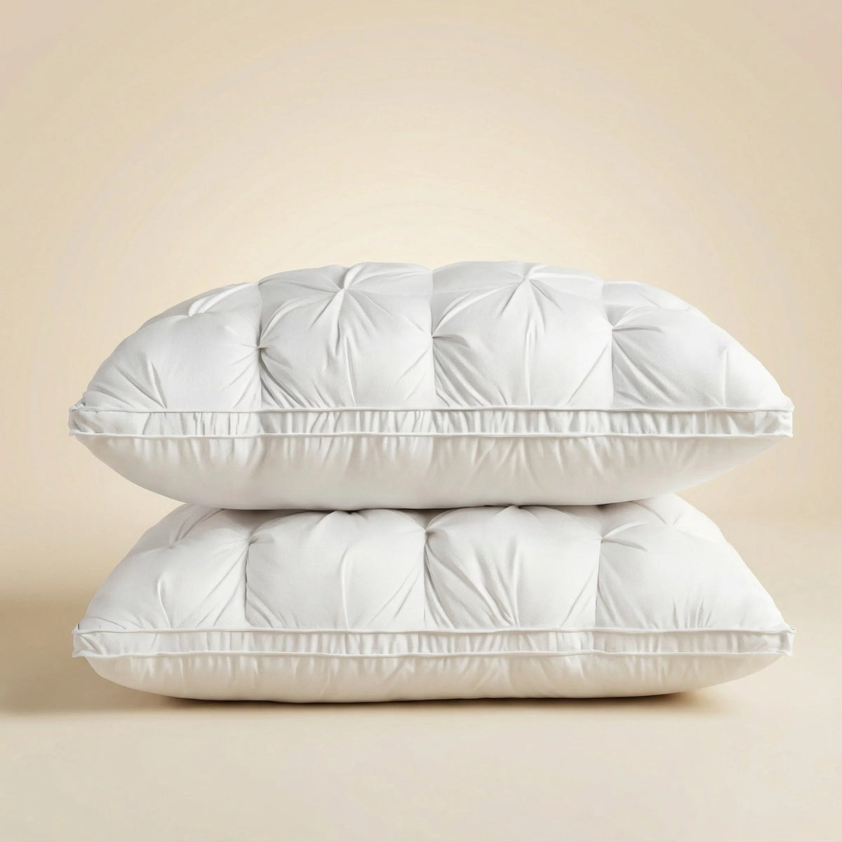 Goose Down Pillow Soft Cotton Cover Machine Washable