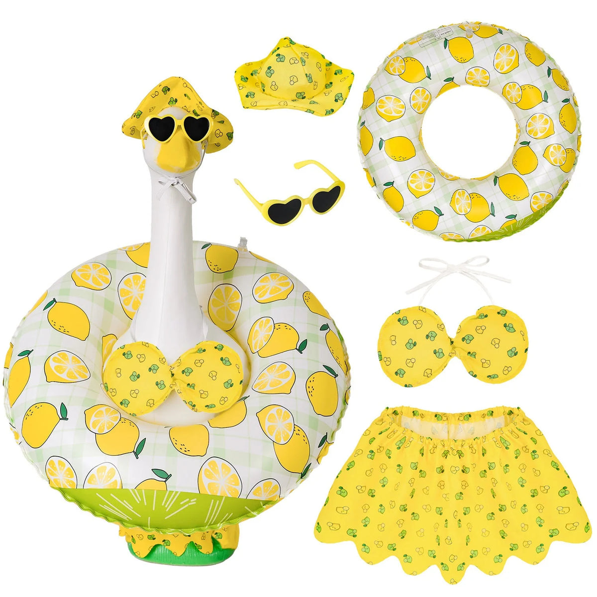 Goose Statue Outfit Set Lightweight Reusable Themed Accessories
