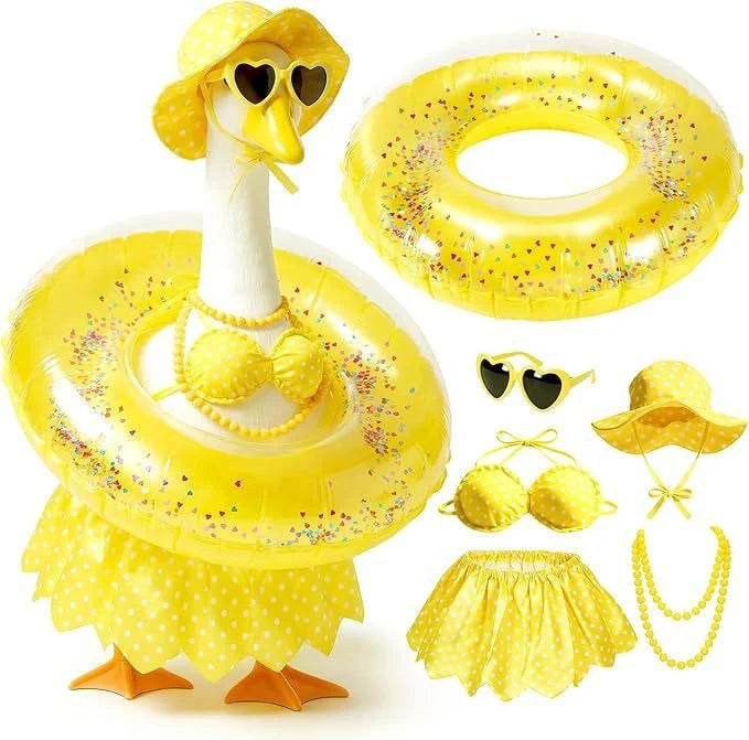 Goose Statue Outfit Set Lightweight Reusable Themed Accessories