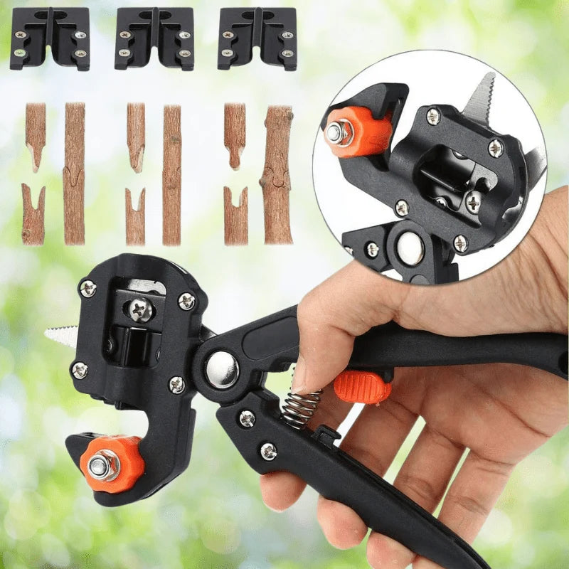 Grafting & Pruning Tool 2-in-1 Interchangeable High-Carbon Blades