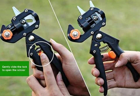 Grafting Scissors Stainless Steel Precision Blade & Ergonomic Handle