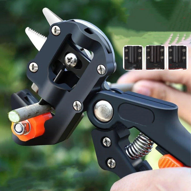 Grafting Shears 3 Interchangeable Blades Slide Lock