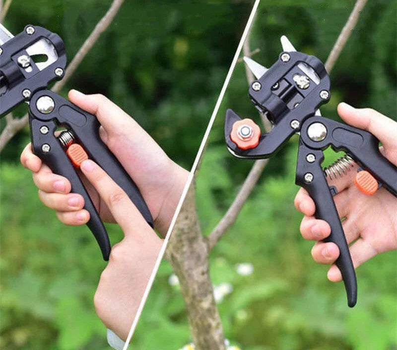 Grafting Shears 3 Interchangeable Blades Slide Lock