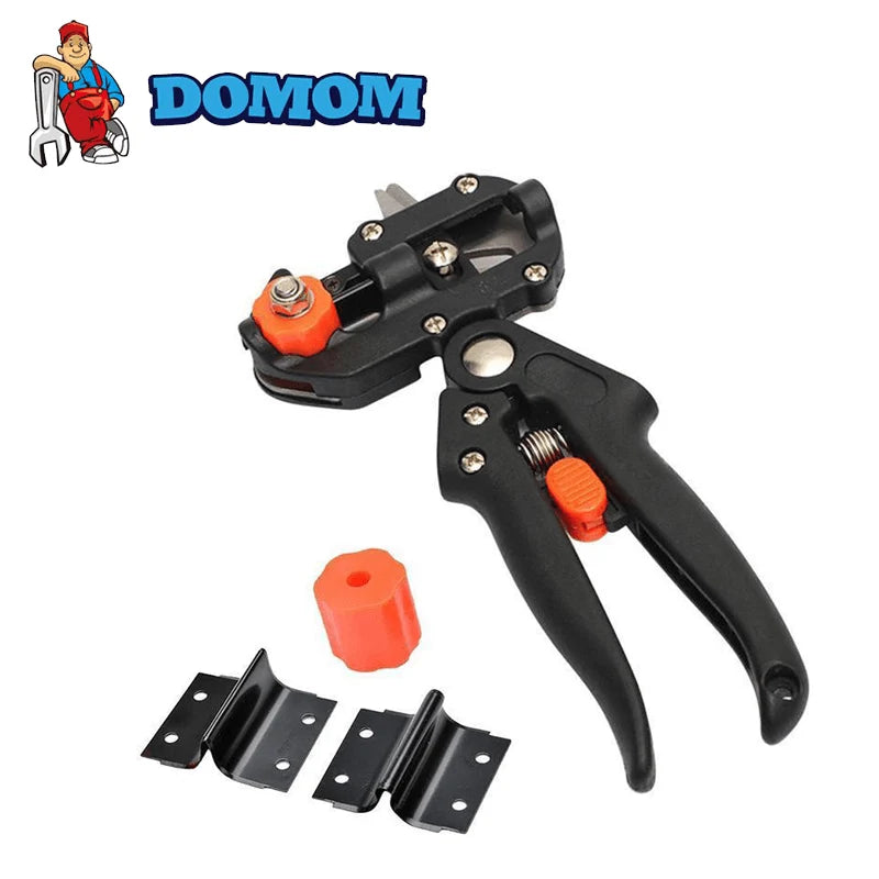 Grafting Tool Set Chrome-Plated Steel Omega U V Blades