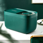 Grain Storage Container Two Compartments Stackable 11 lb Capacity